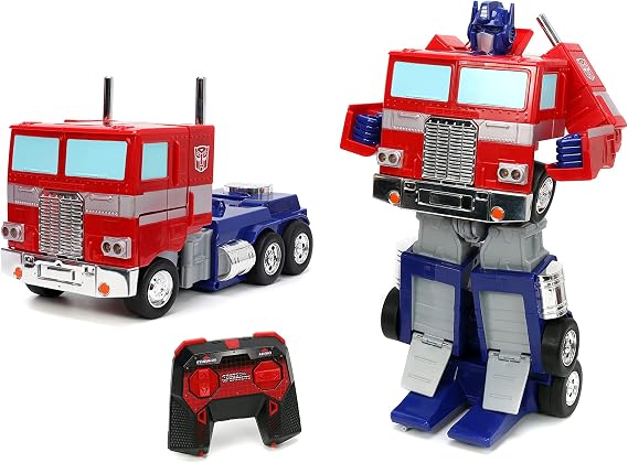 Jada Toys Transformers Optimus Prime (G1 Version) 33521 Self-Turning R/C Robot 30 cm