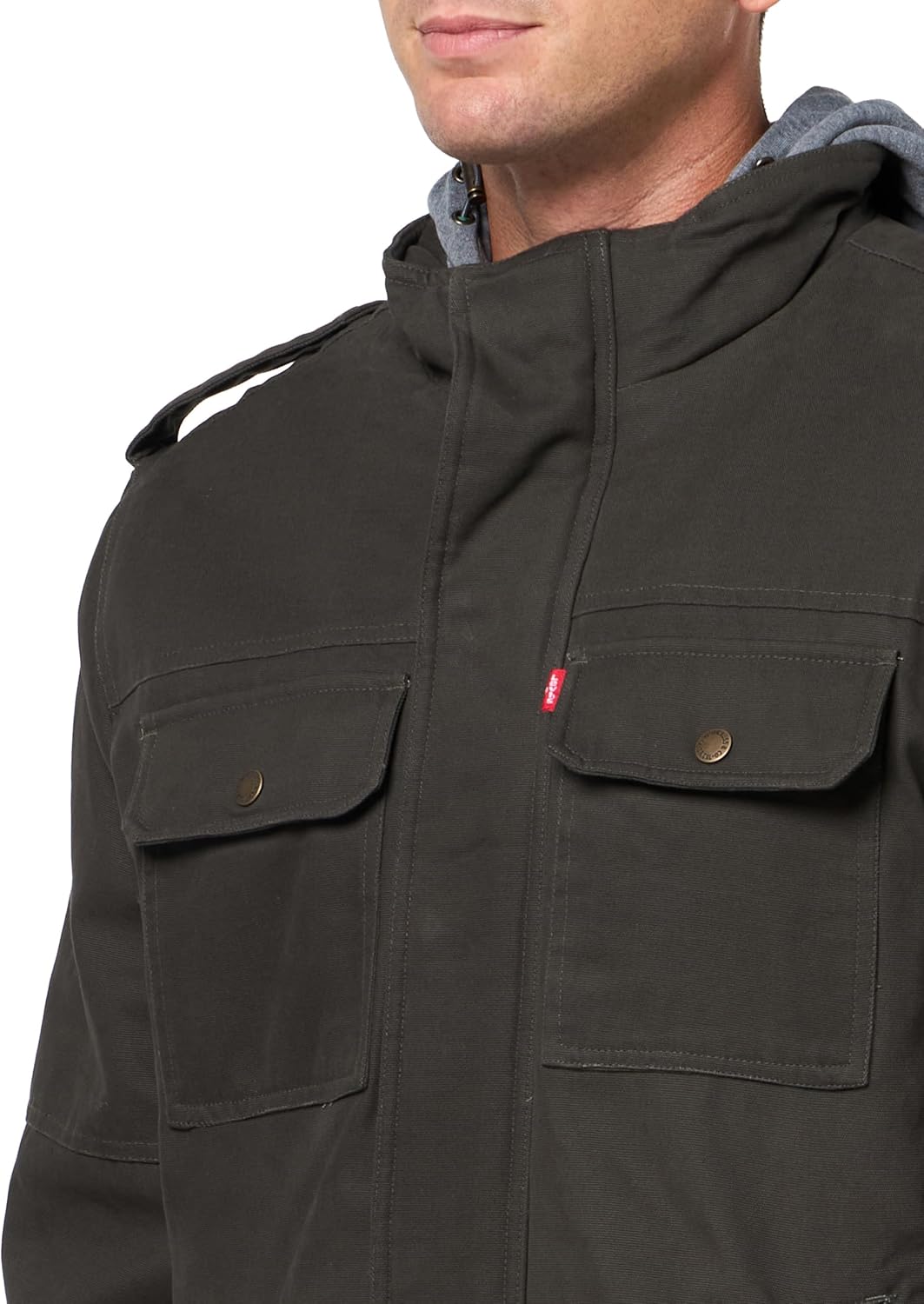 Levi's Men's Hooded Utility Jacket - Image 3