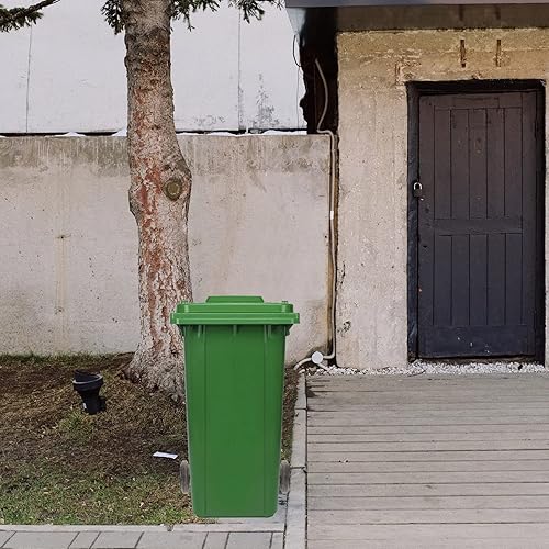 Miniatura 9 de Angoily Piezas de repuesto de rueda de basura, accesorios de cubo de basura, plástico negro (tipo específico) 7.3 in (diámetro) 3,53 libras