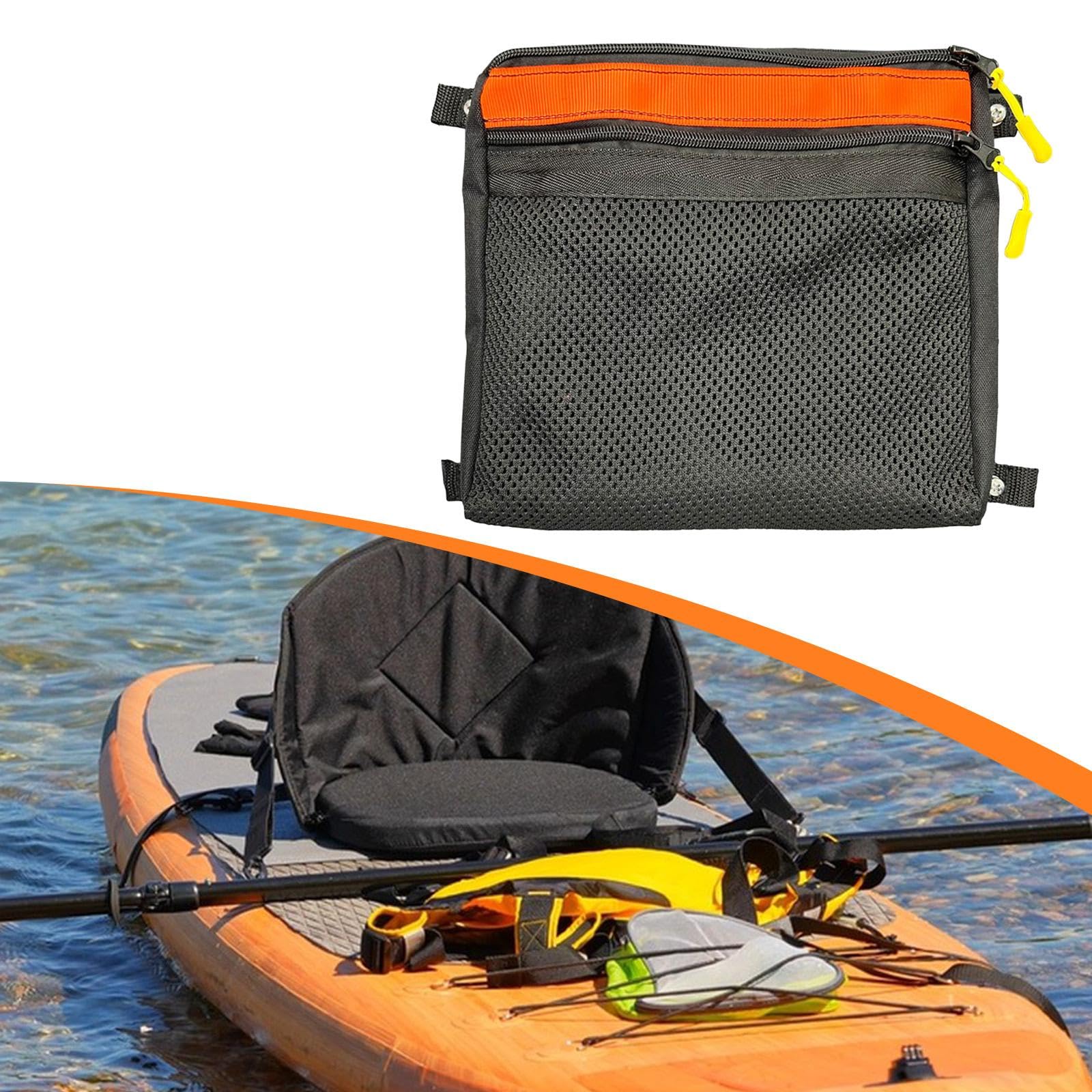 Harilla Bolsa para Guardar Accesorios de Kayak, Organizador Impermeable con Compartimentos Dobles para Actividades Al Aire Libre.
