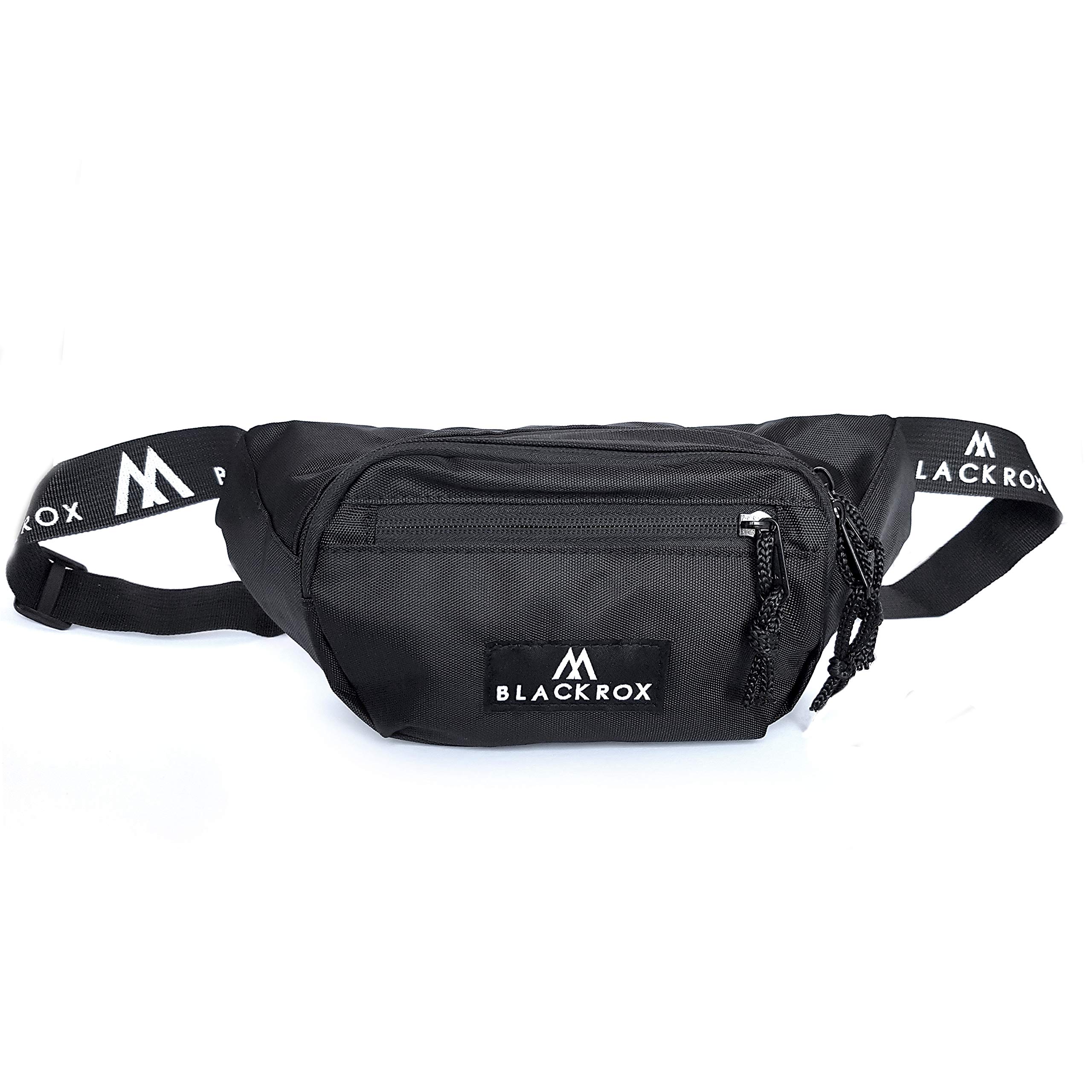 Blackrox saszetka na pasek, uniseks, saszetka biodrowa, pasek na pieniądze, sport i fitness, dla kobiet i mężczyzn, wodoszczelna torba sportowa, outdoor, pas do biegania, torba na ramię, wędrówki, podróże, czarna