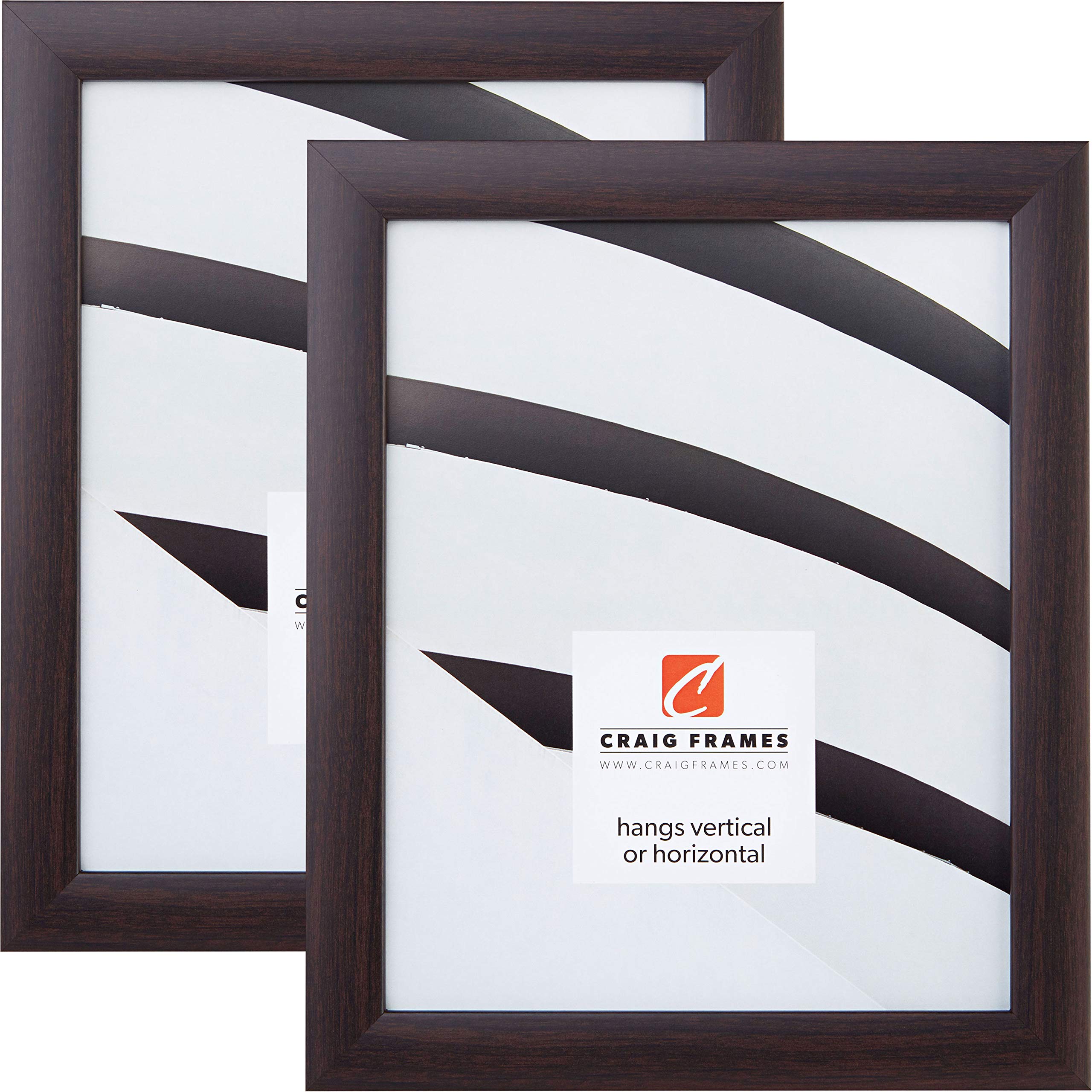 Craig Frames 23247778 17 x 22インチ ブラジリアンウォールナットブラウン写真フレーム マット仕上げ 13 x 19インチの写真用並行輸入