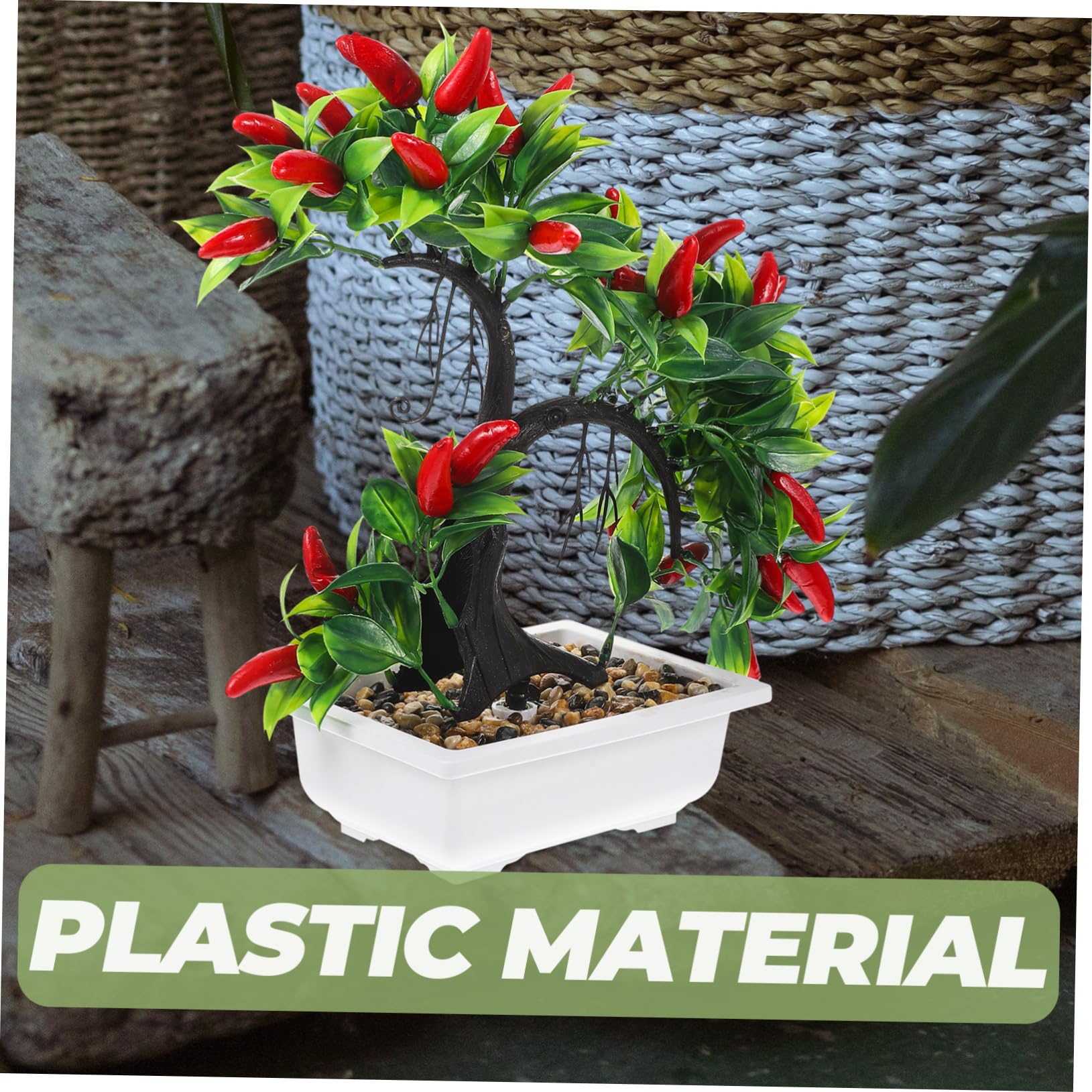 Zerodeko Accessories Simulation Chili Desktop Small Pepper Plastic Artificial Flowers Decorate Fake Decoration Chaotian Pepper The Bell Fake Chili Fake Plants Chili Chili