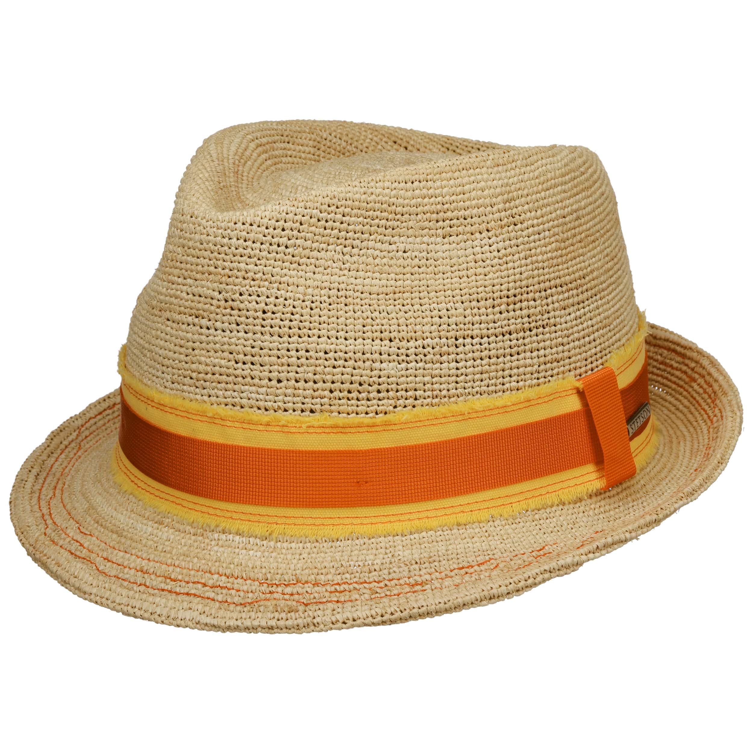 Stetson Crochet Trilby Raffiahut Casual Unisex Frühjahr Sommer