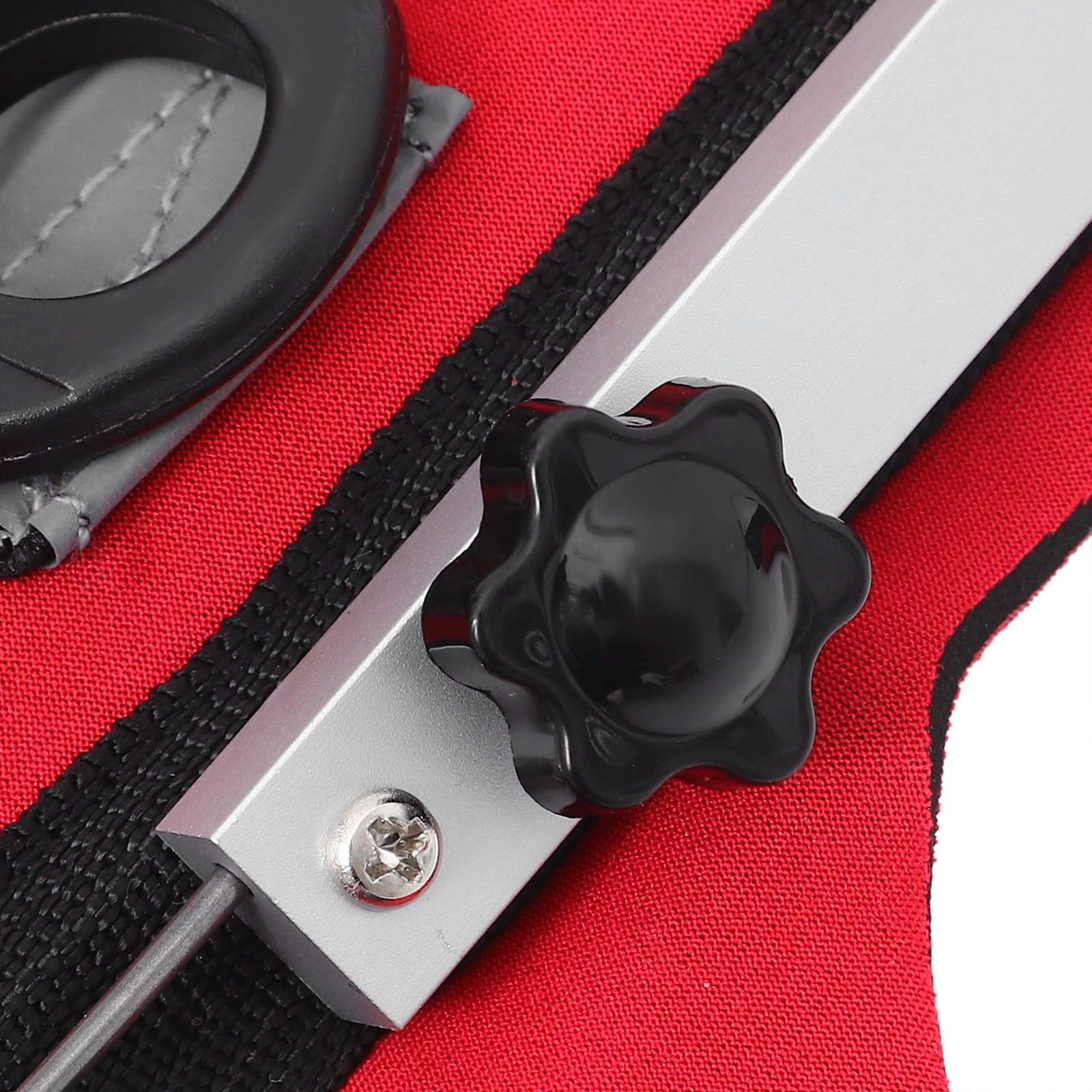 ULTECHNOVO Collier pour Chien Aveugle Rouge en Polyester Léger Protection Anti-Collision et Facile à Utiliser pour Navigation Extérieure Sécurisée