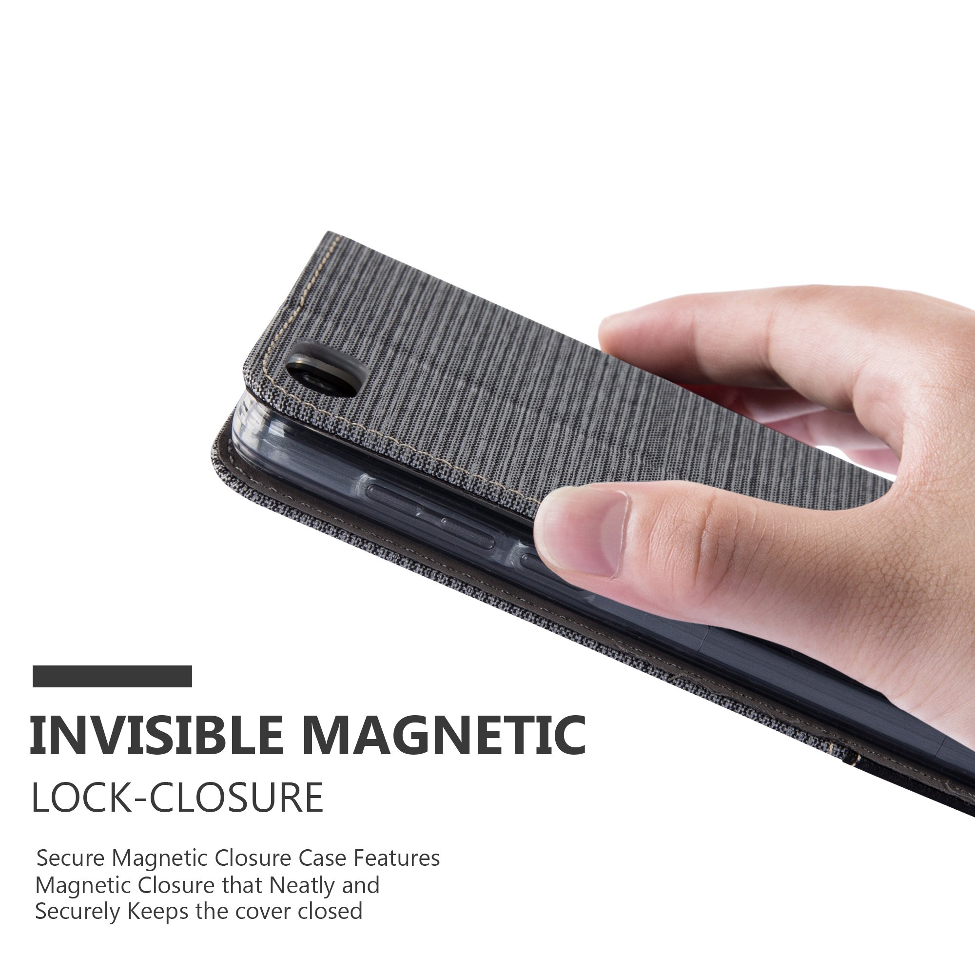 Cadorabo Custodia Libro Portafoglio Per Honor 20 – Grigio Chiaro E Marrone, Con Vani Carte, Stand E Chiusura Magnetica - 2