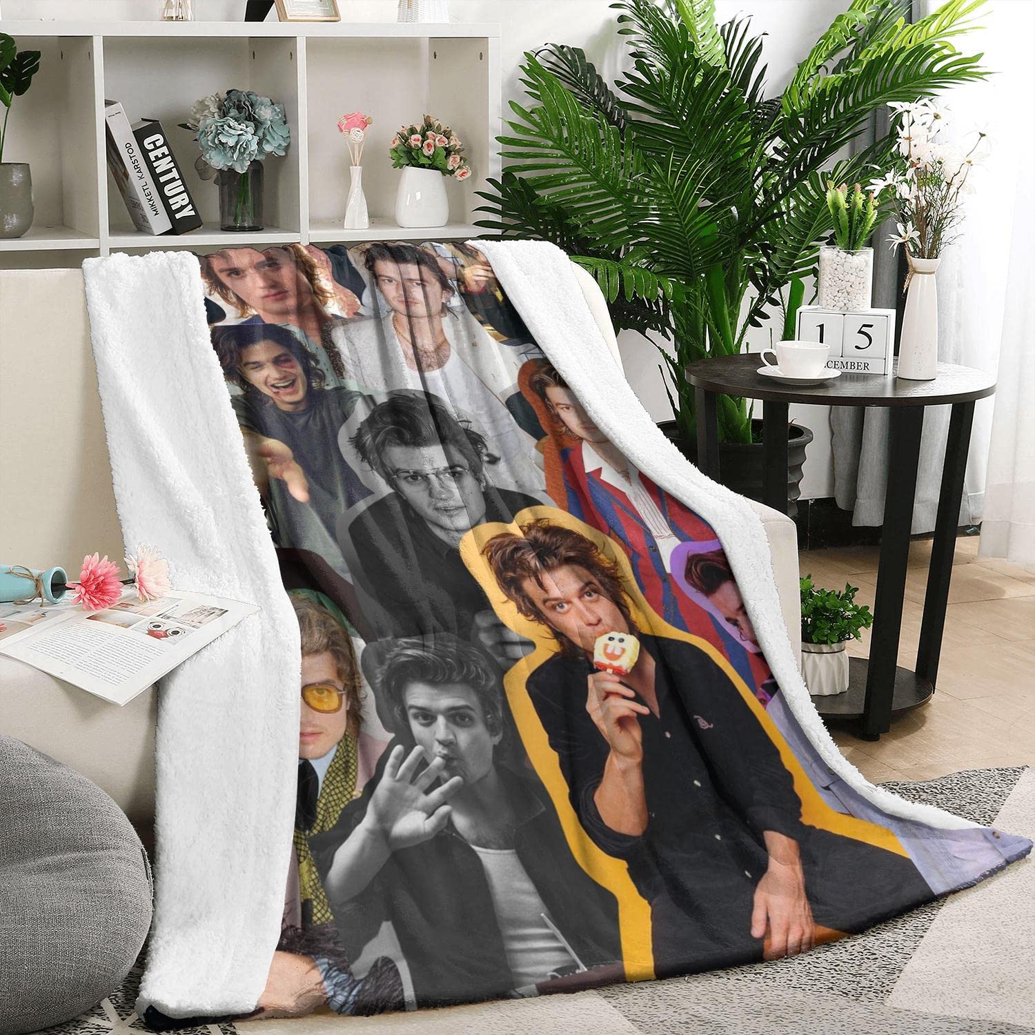 Joe Flanell-Überwurfdecke – Weiche Kuscheldecke Für Couch & Bett, 152 X 127 Cm