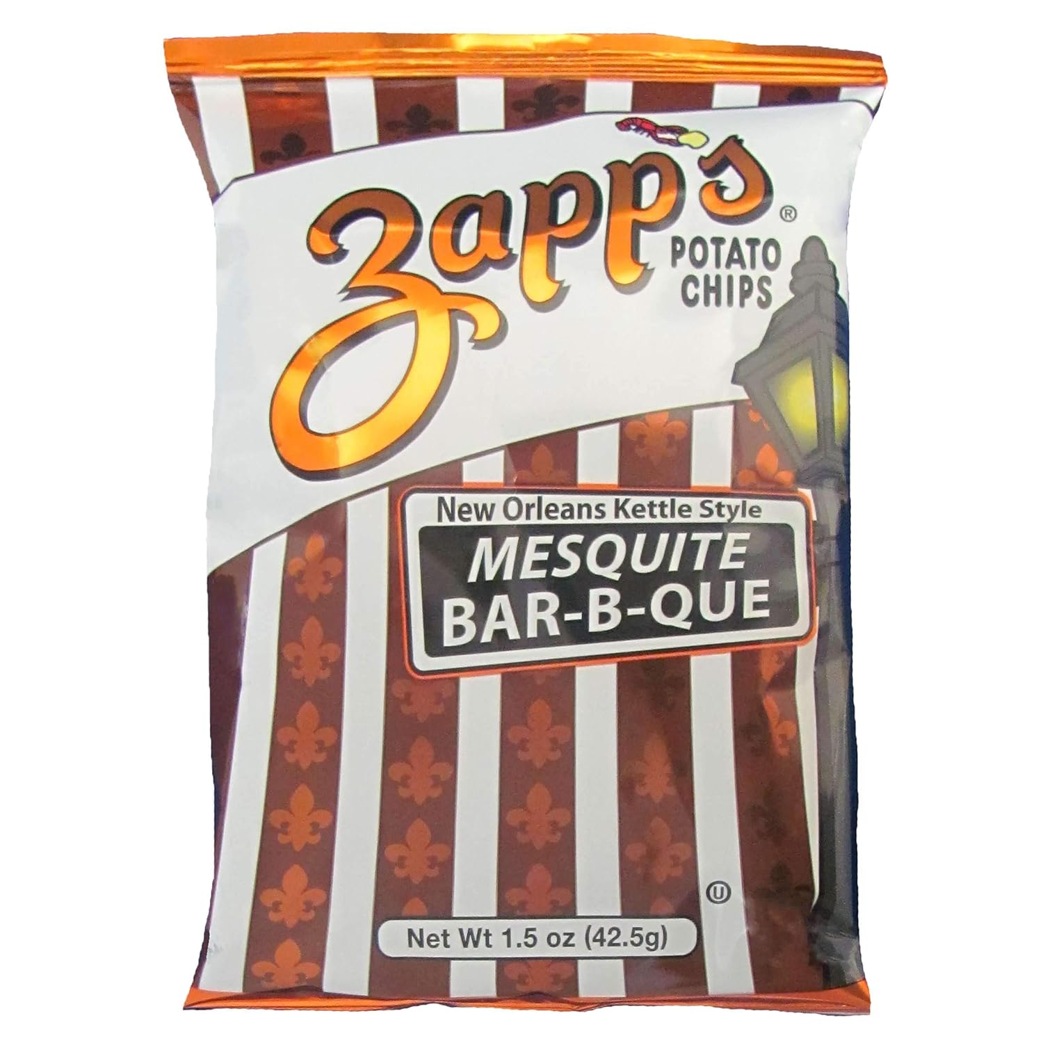 Zapp's Potato Chips Mesquite BBQ 1.5oz (PACK OF 60)