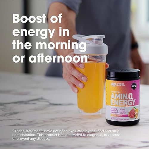 Miniatura 69 de Optimum Nutrition Amino Energy - Polvo energético para antes del entrenamiento con té verde, BCAA, aminoácidos, extracto de café verde, sabor