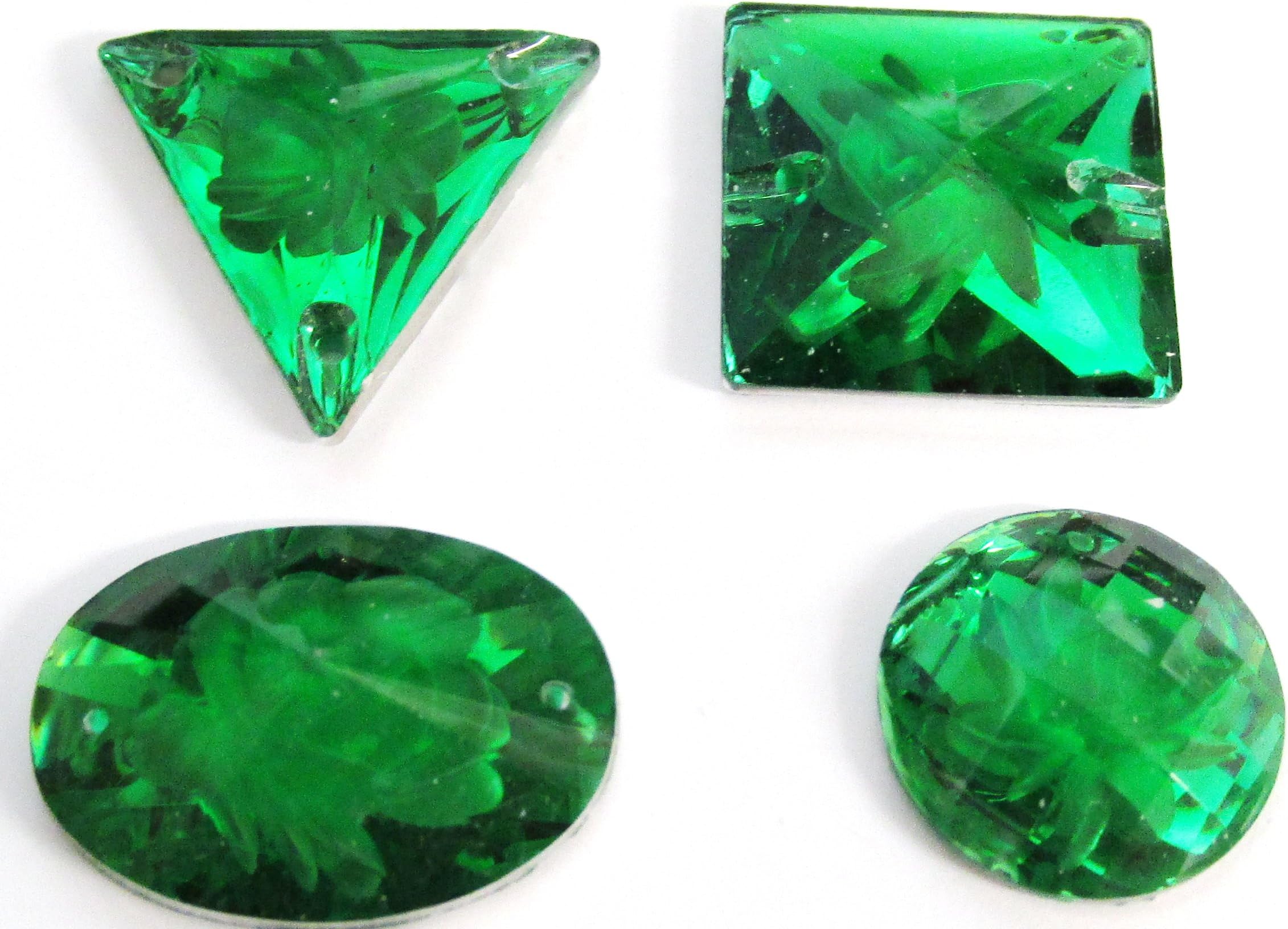 14 mm round Green flat back sew on Acrylic crystal flower inset rhinestone craft gem stone 20 pieces