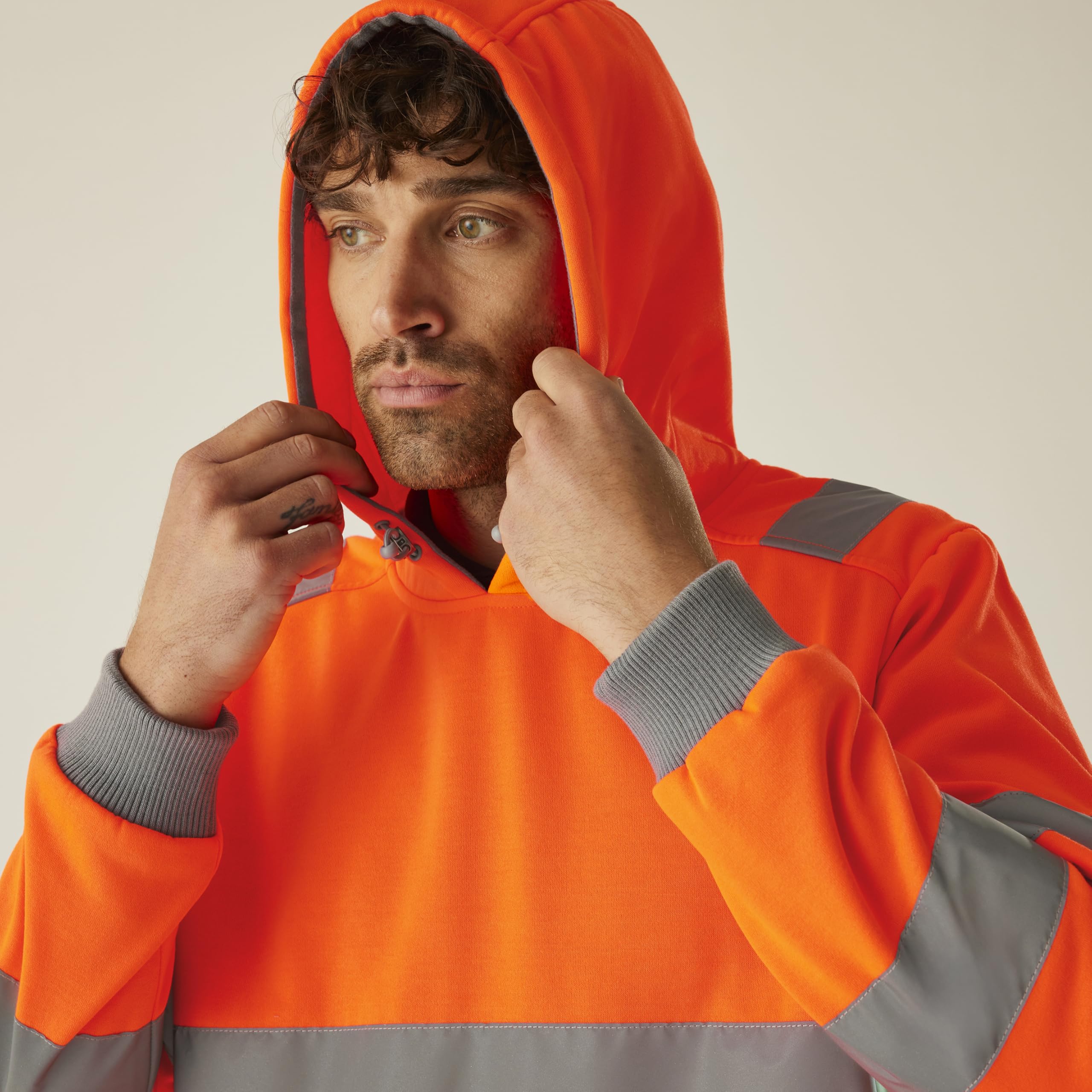 Regatta Professional Hi-Vis PRO Contract Hoodie Regatta Professional Uomo Alta visibilità PRO Contract Hoodie Uomo (Pacco da 1)