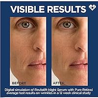 Vista 3 de L'Oreal Paris Revitalift 0.3% Pure Retinol Night Serum, Reduce Deep Wrinkles, Fragrance Free 1 oz + Moisturizer Sample