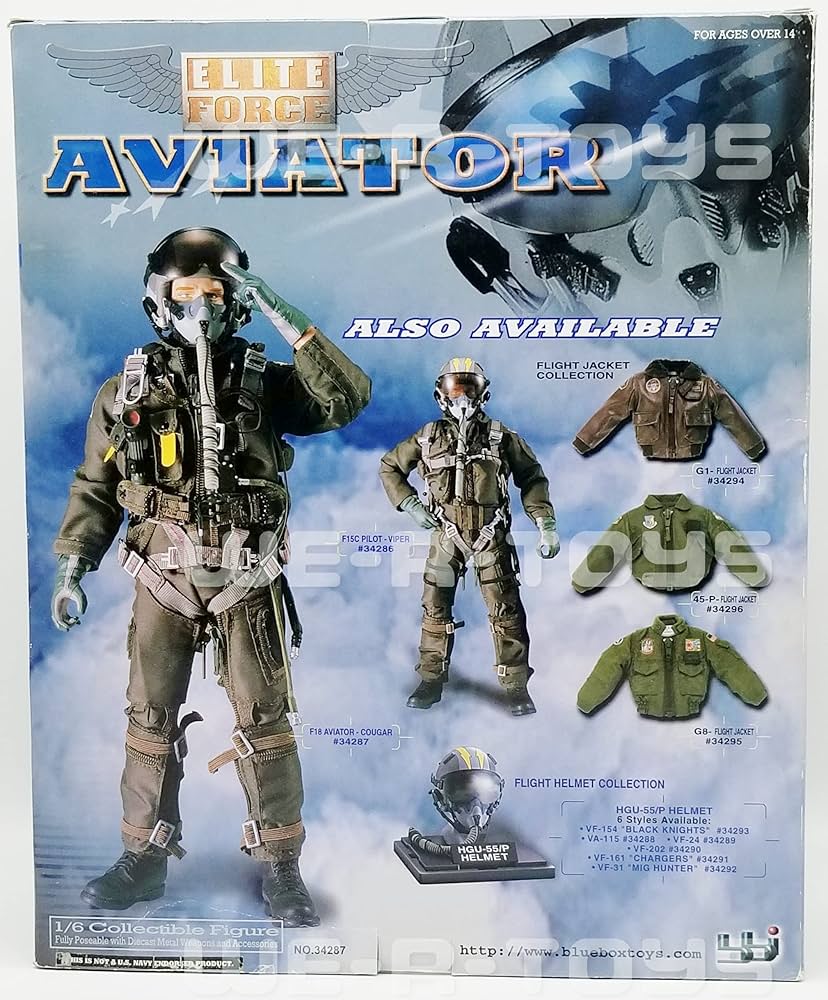 ミリタリー ELITE FORCE AVIATOR F-15C & Apache Pilot BBI ELITE FORCE F-15 C PILOT VIPER 1/6 12