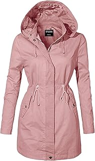 Anorak Jacket Women  Lightweight  Long Military Cargo Parka  Regular       Plus  - Compare price
