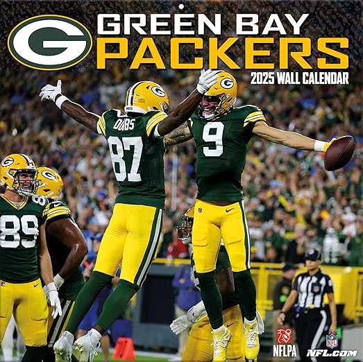 Green Bay Packers 2025 12x12 Team Wall Calendar: Turner Licensing ...