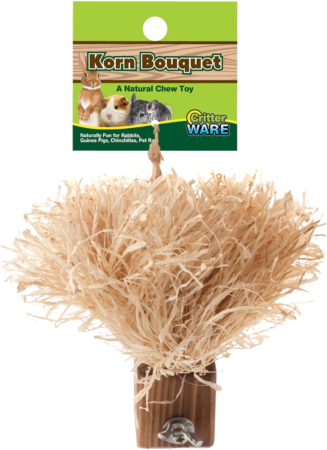 Ware Manufacturing Natural Corn Leaf Small Pet Bouquet Chew Toy
