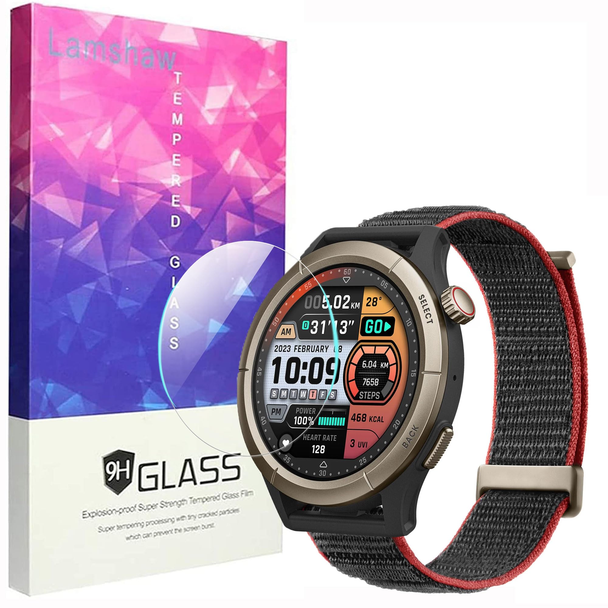 Amazon.co.jp: Lamshaw for Amazfit Cheetah Pro スマートウォッチ 