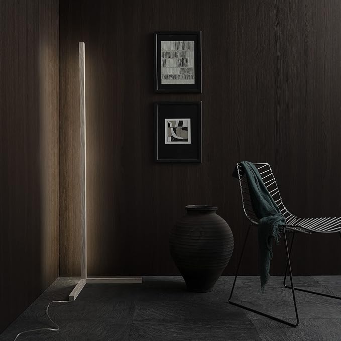 ARHome ARHome Staande lamp, 160 x 40 x 40 cm, essencrème, warm licht, gemaakt in Italië photo 3