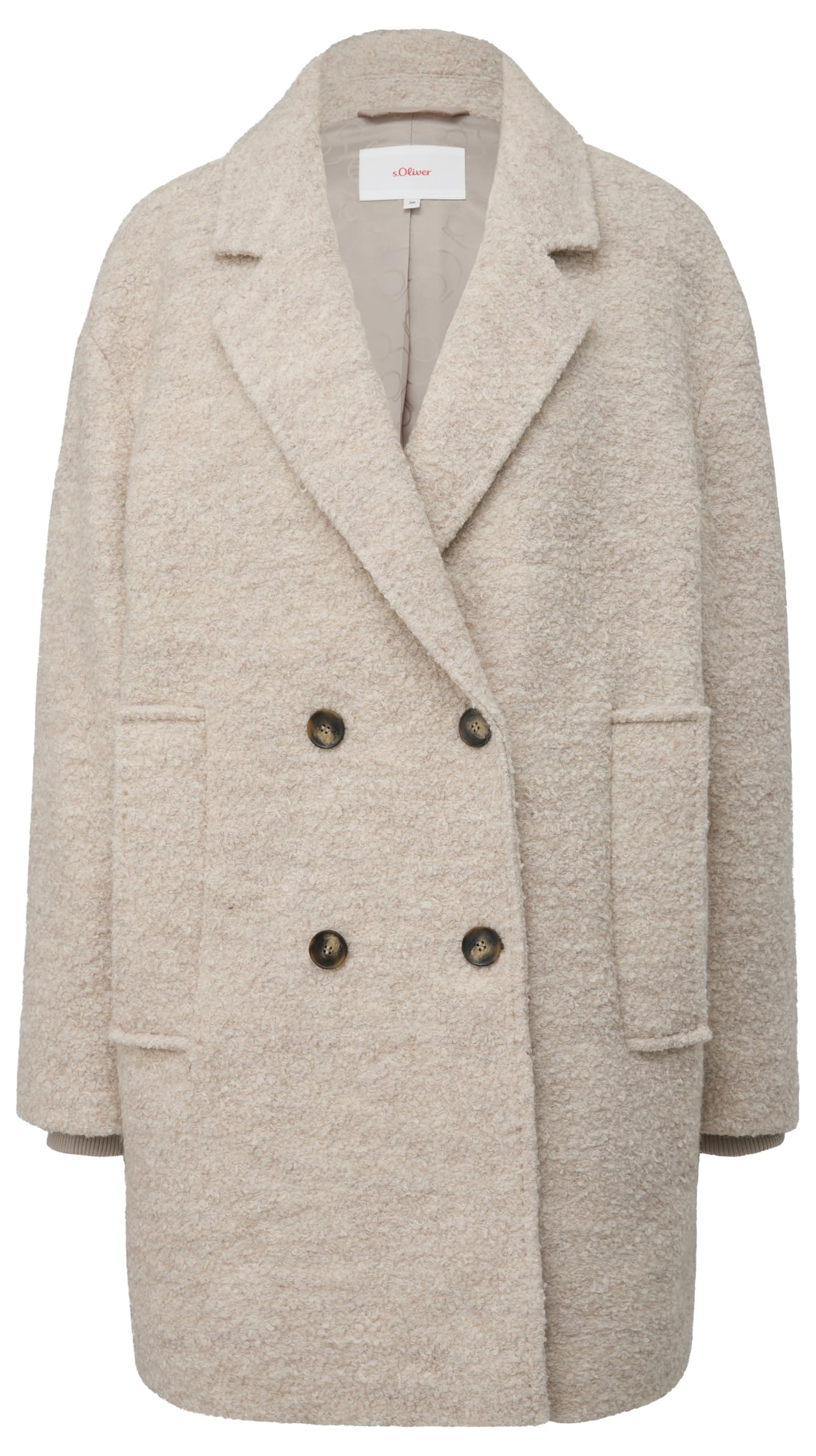 s.Oliver 2151250 Cappotto bouclé Donna