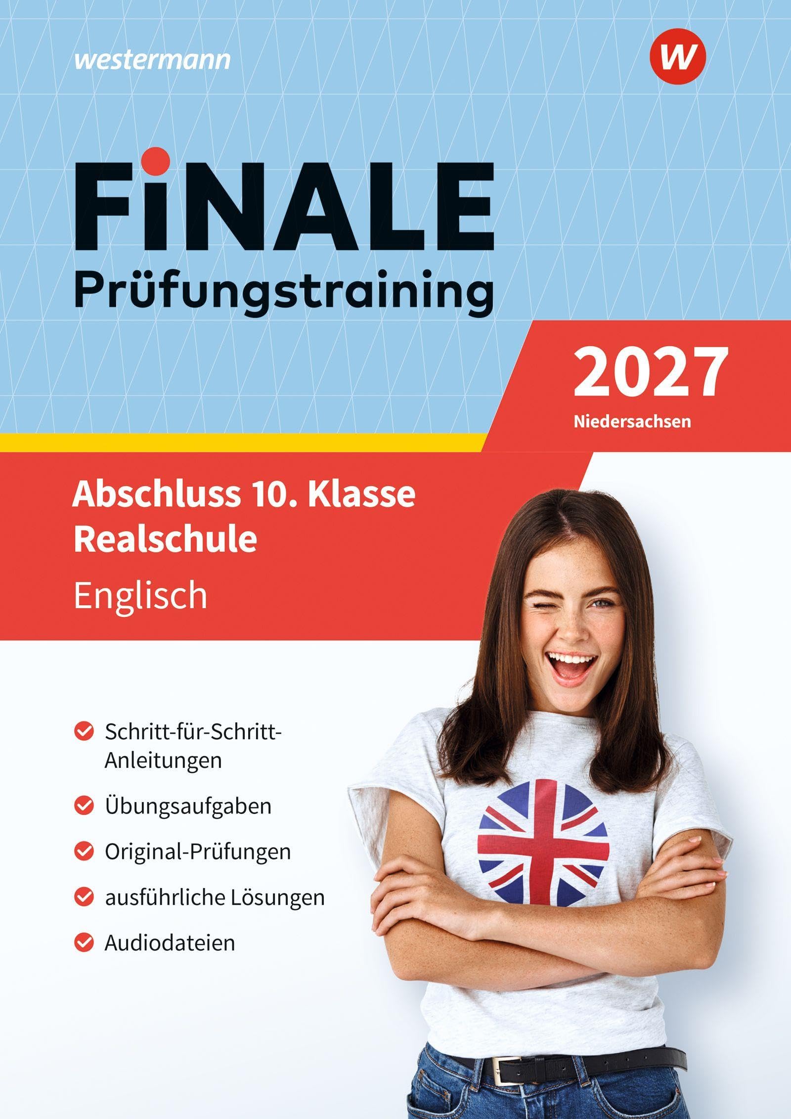 FiNALE Prüfungstraining Abschluss 10. Klasse Realschule Niedersachsen: Englisch 2027 Arbeitsbuch mit Lösungsheft und Audio-Dateien