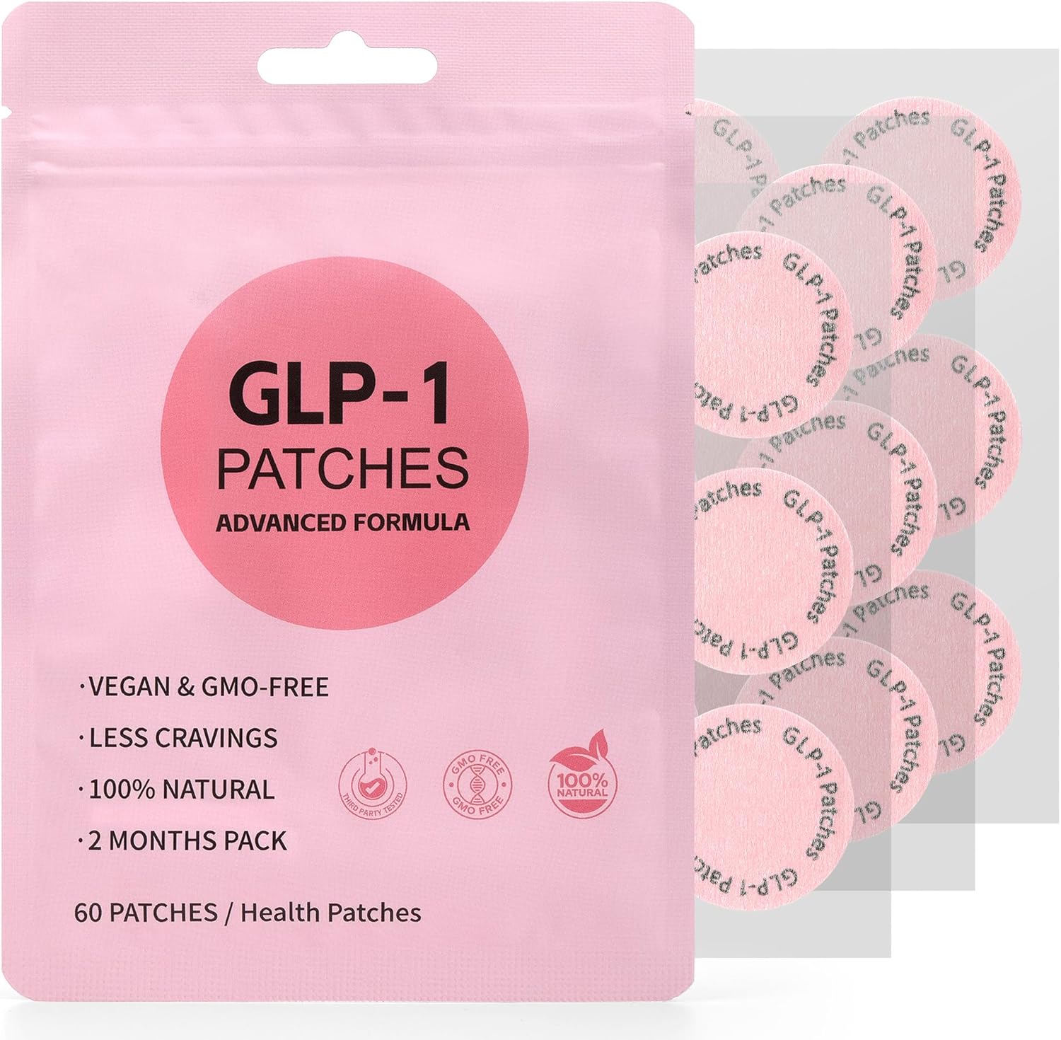 similar product weight management GP-1 Patches, Body Care Patches for Men and Women, Natural Ingredients, Easy to Remove (60 Pcs)