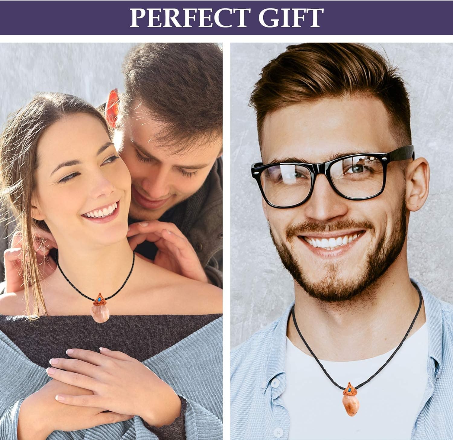 Miniatura 6 de SMOKY QUARTZ Pendant Chakra Necklace with Genuine Healing Crystal Stone, Crystals Jewelry for Women and Men, Girls, Boys, Handmade with Love,