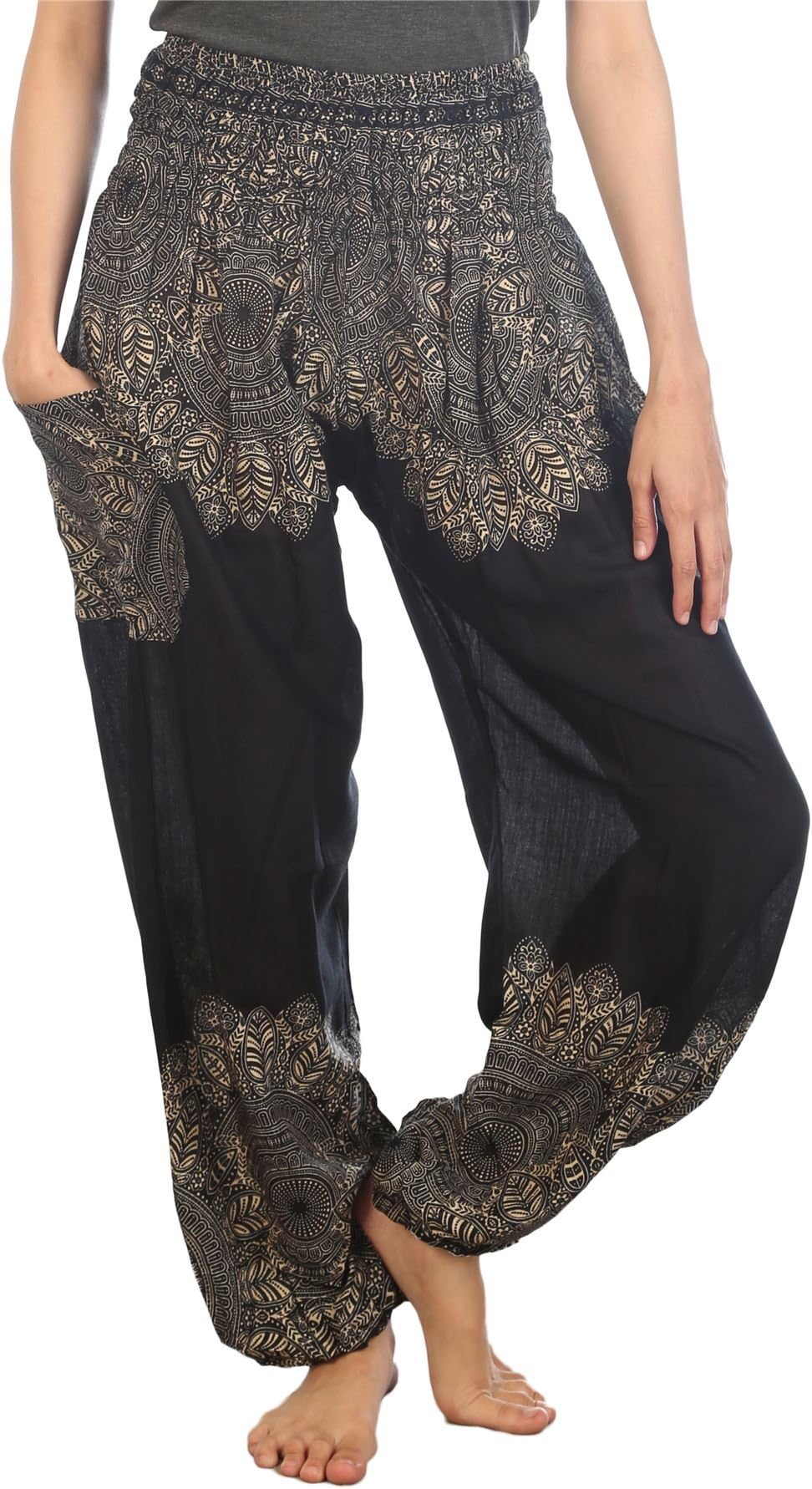 Harem Boho Pants for Women Yoga S-4XL Plus Hippie Clothing PJ