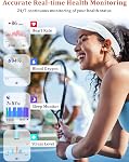 Smart Watch, Alexa Built-in, Answer/Make Calls Fitness Tracker Women Men, 1.83’’ Smartwatch IP68 Waterproof Sports Watch, Heart Rate SpO2 Sleep Stress Monitor, Step Counter Watch for Android iOS Phone