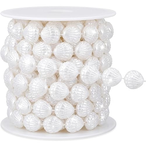 Suncalla Seashell Garland 9.8 Yard Artificial Shell Bead String for