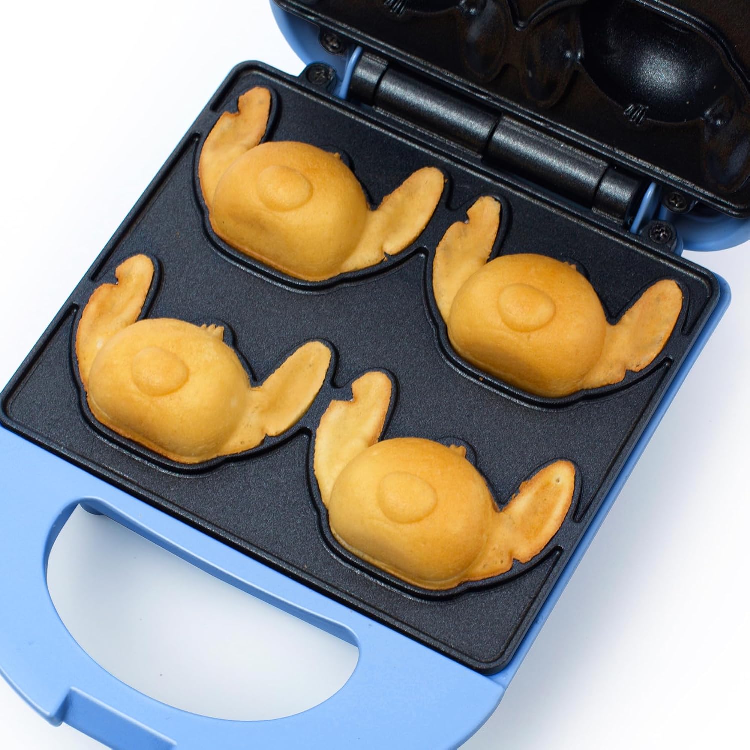 Select Brands Disney Lilo & Stitch Cake Pop Maker Sun Sand Sea - Ceramic Nonstick Cooking Plates - Includes Maker and 25 Sticks - Gifts for Disney Lovers - Makes 4 Stitch Cake Pops