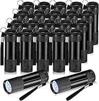Vista 1 de VIHOSE 20 Pcs Mini Flashlights Bulk, Bright Aluminum Handheld Flash Light with Lanyard Small LED Flashlights for Night Reading Emergency Hurricane
