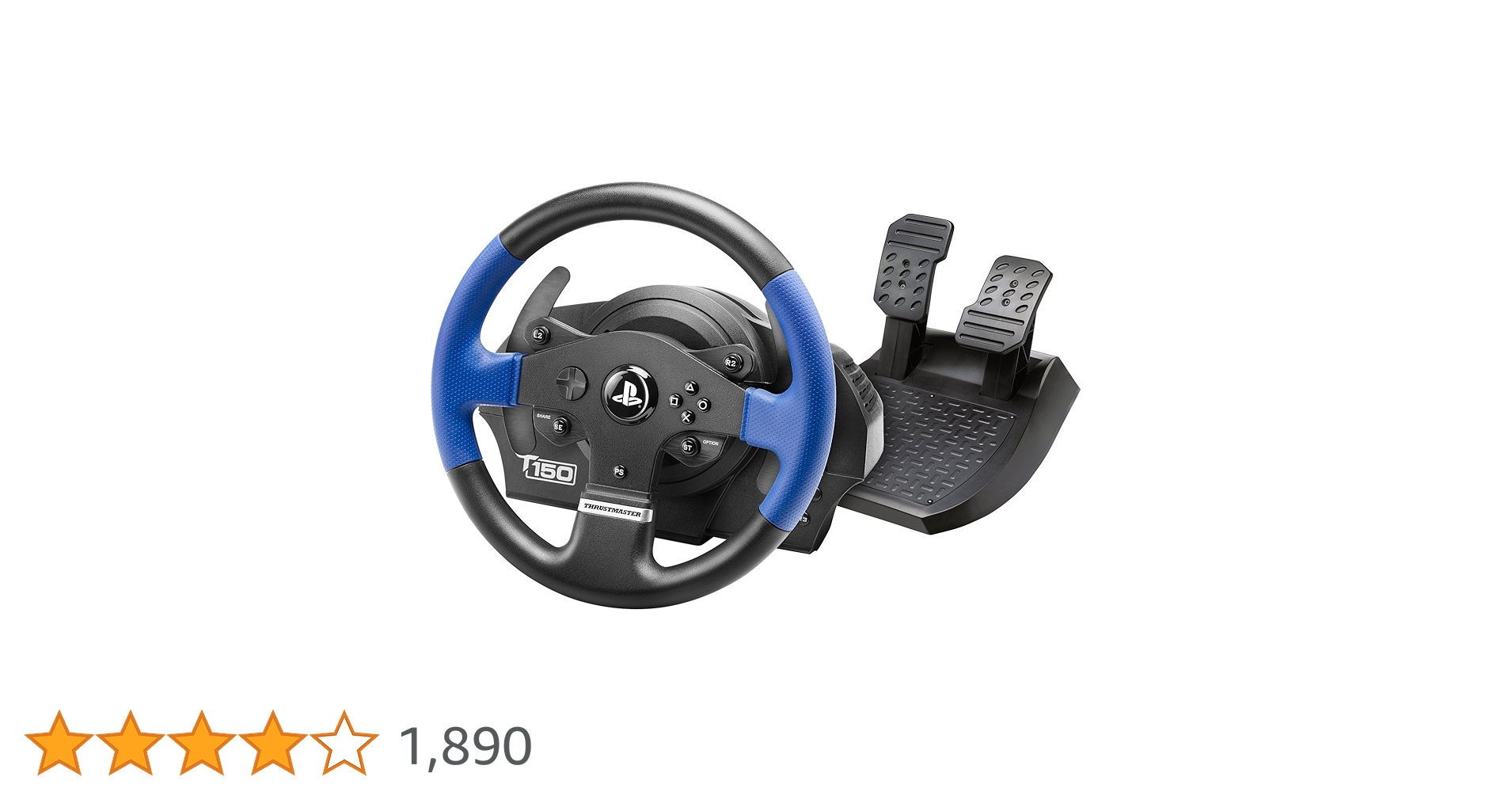Thrustmaster T150 RS Force Feedback Racing Wheel (compatible