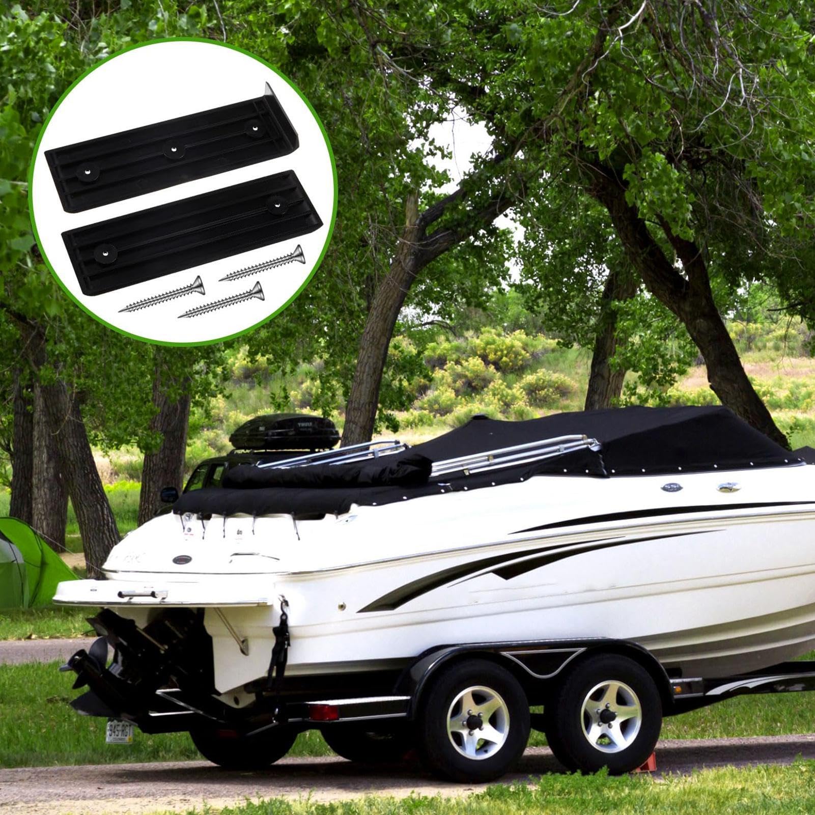Boat Trailer Bunk, Bunk Slide Slicks, Heavy Duty Bunk Glide Bunk Enders Boat Trailer Glide 10x Bunk Slides Trailer Bunk Slicks Boat Launching Slides Loading Boat Slides 3x10 Bunk Slides