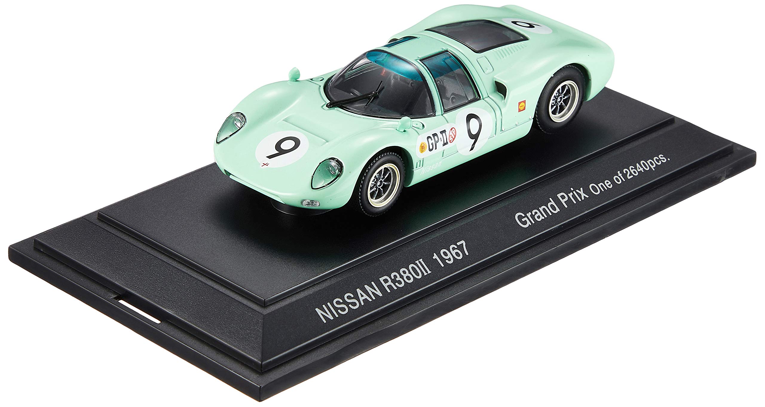 エブロ 1/43 ニッサンR380II♯9 グリーン 完成品