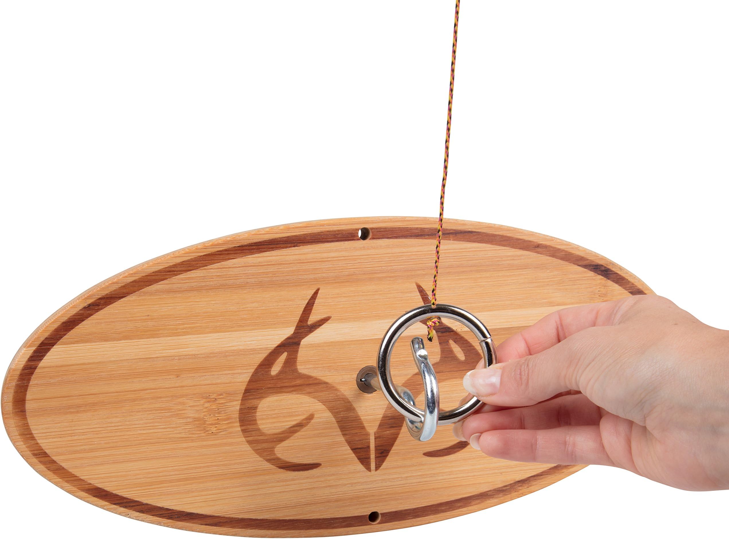 Hook & Ring Game - Indoor/Outdoor Party Game That Puts Your Skills to The Test - Real Tree