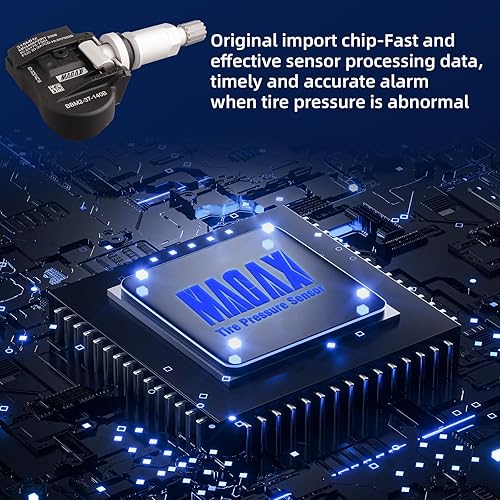 Miniatura 5 de MACAX Sensor de sistema de monitoreo de presión de neumáticos (TPMS) de 315 MHz, reemplazo a presión para BBM2-37-140B, BBM237140A BBM23-7140A,