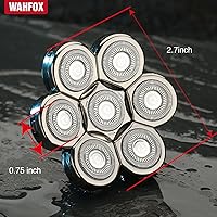 Vista 36 de WAHFOX Cable de carga para afeitadora de cabeza para el aseo libre Freebird Skull Shaver cabeza afeitadora, cable de cargador WAHFOX para muchas