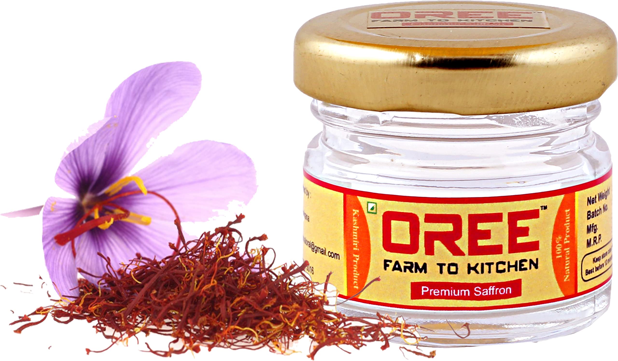OREE Naturals Pure, Natural Saffron/Kesar | Untouched Grade 1 | For Pregnant Women, Skin, Face, Biryani, Cooking (1 Gram) (B09FJZ4KW2) Amazon Price History, Amazon Price Tracker