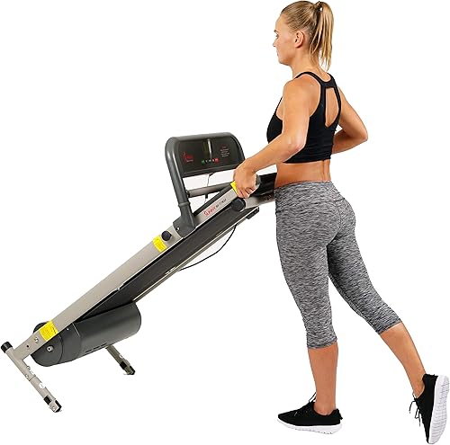 Miniatura 5 de Sunny Health  Fitness SF-T7632 - Cinta para correr plegable para ahorrar espacio con pantalla LCD
