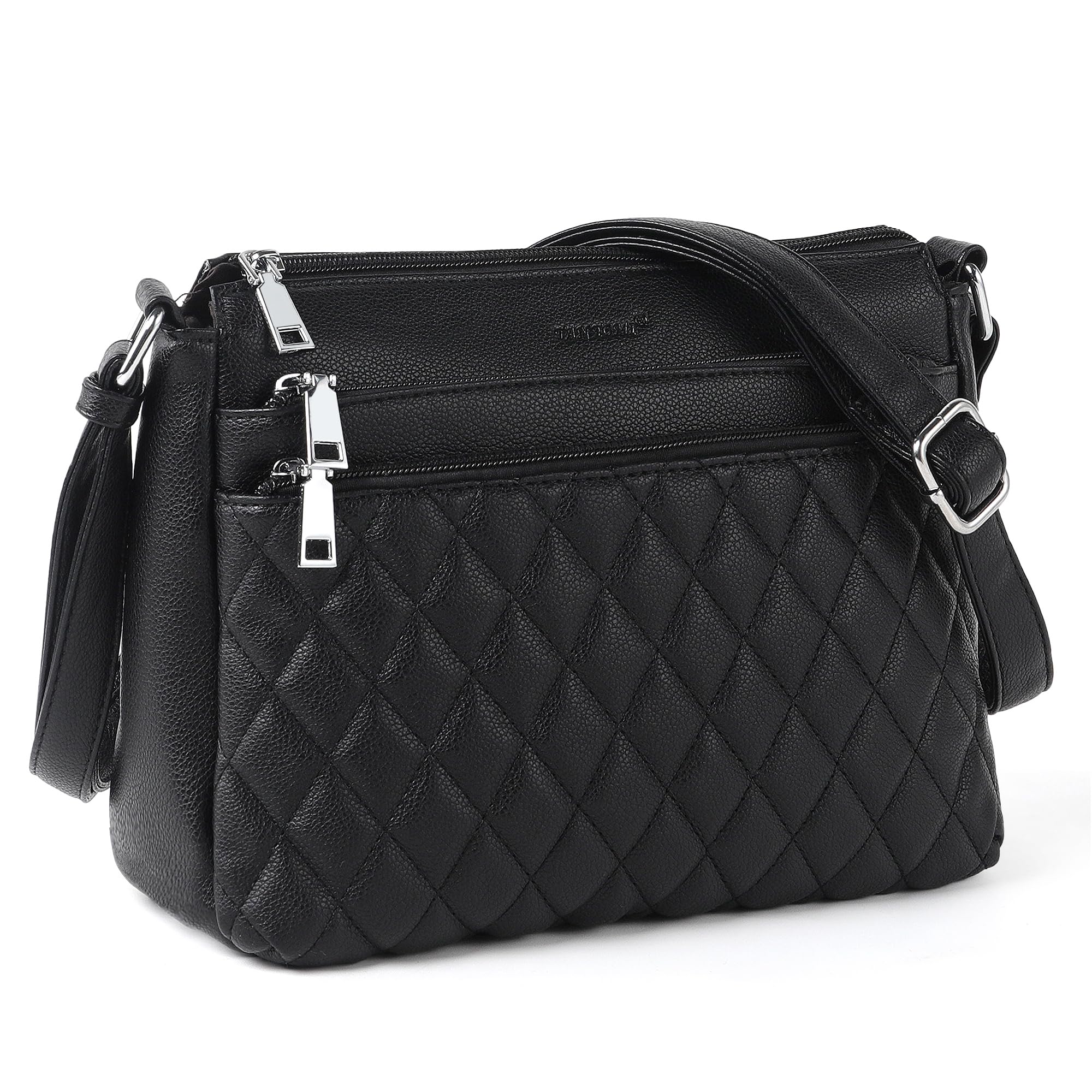 TANTOMI Purses for Women Crossbody Bags for Women Medium Crossbody Purses Shoulder Bags with Multi Zipper Pocket