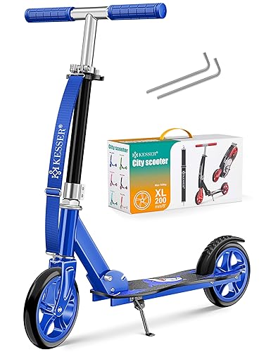 KESSER® Scooter Roller Kinderroller Cityroller Tretroller Kickroller klappbar höhenverstellbar, Kickscooter
