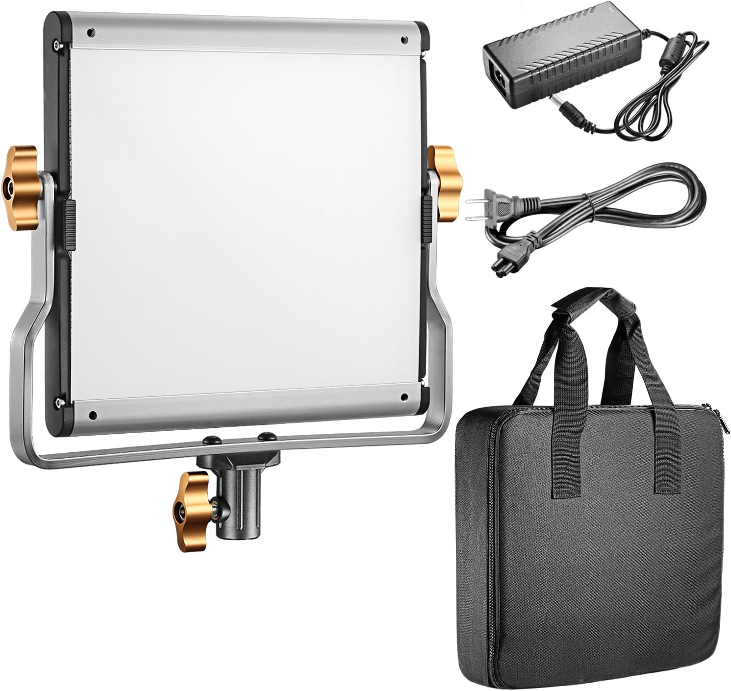 Exclusive Discount 60% Price Neewer 2 Packs Dimmable Bi-Color 480 LED with U Bracket Professional Video Light for Studio, YouTube Outdoor Video Photography Lighting Kit, Durable Metal Frame,3200-5600K, CRI 96