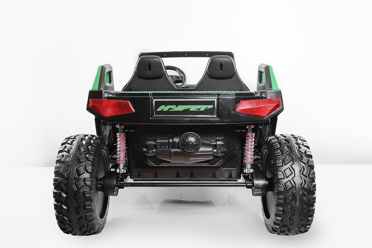 หลัง view of the Hyper Rock Roller MX4 UTV