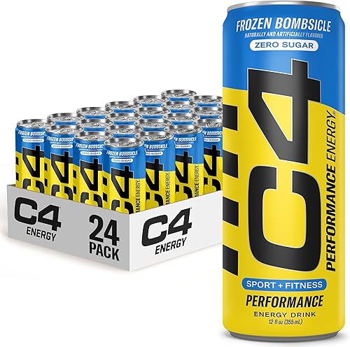 Miniatura 21 de C4 Energy - Bebida energética carbonatada sin azúcar, bebida preentrenamiento + beta alanina, cereza de medianoche, 16 onzas líquidas (paquete de 12)