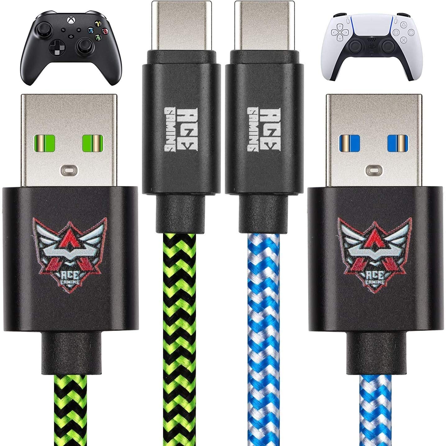 ACE Gaming PS5 Controller Charger Charging Cable 10 ft