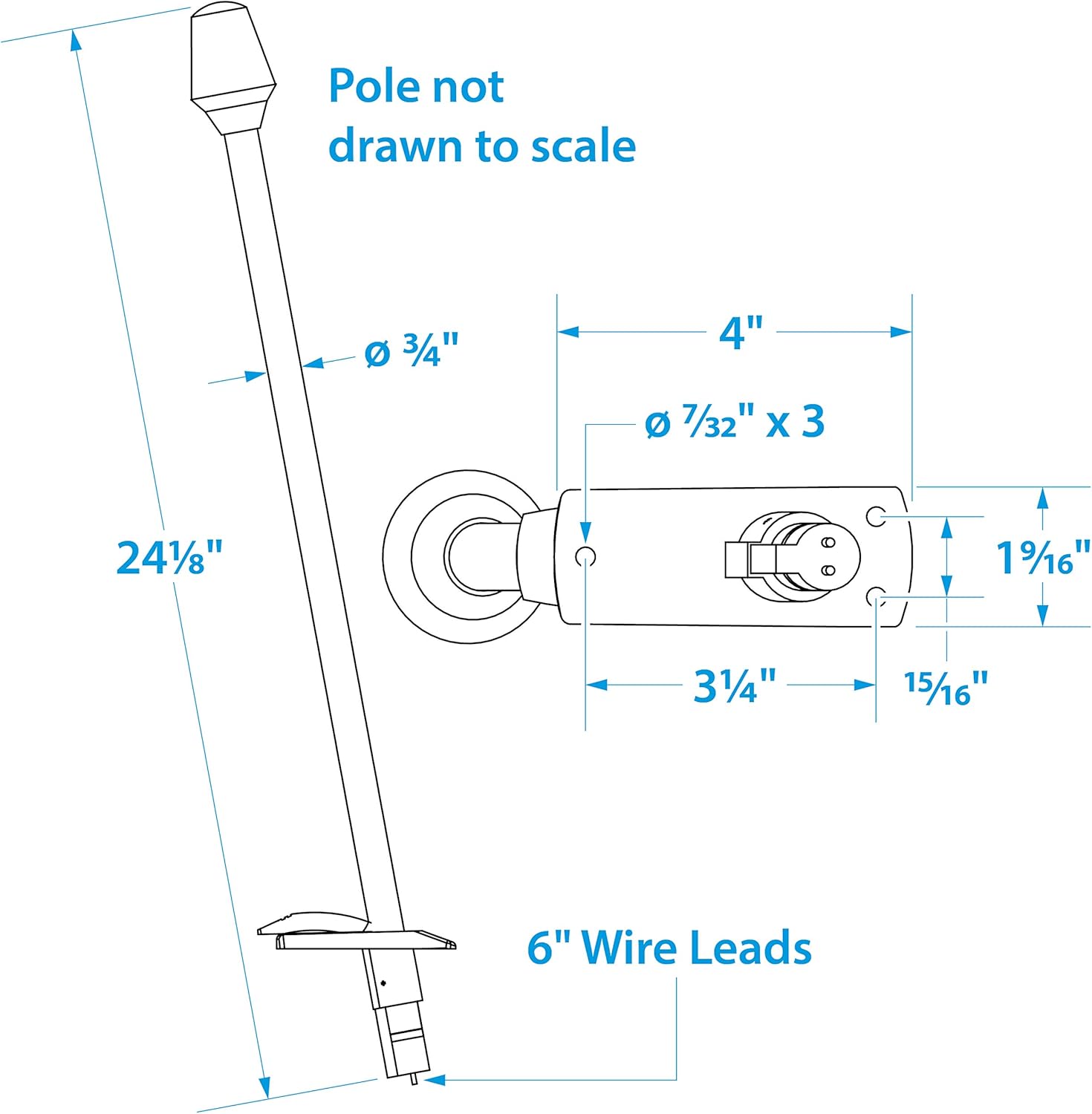 Seachoice LED All-Round Light for Boating