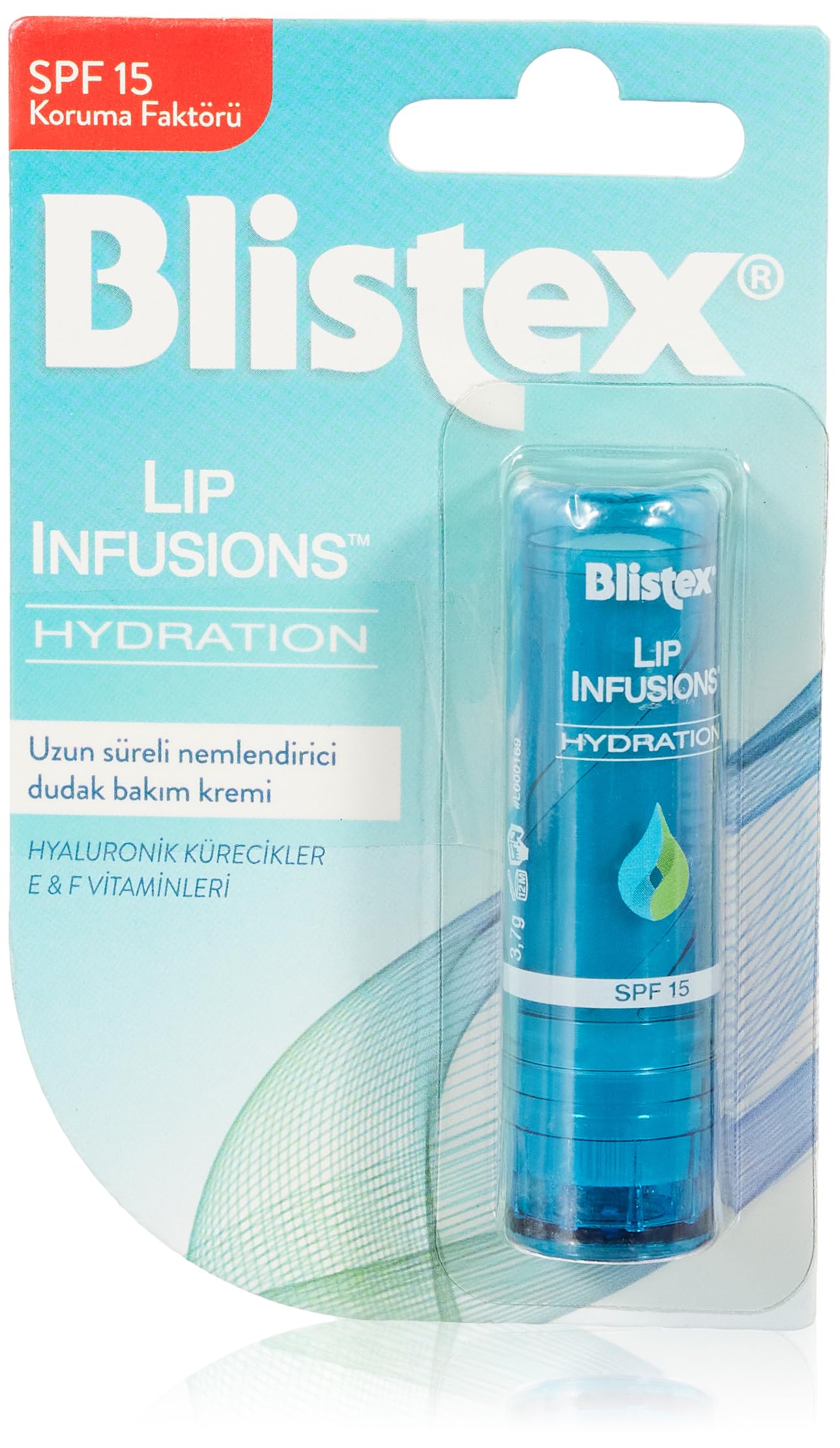 Blistex Lip Infusions Hydration Uzun Süreli Nemlendirici Dudak Bakım Kremi SPF 15 x2