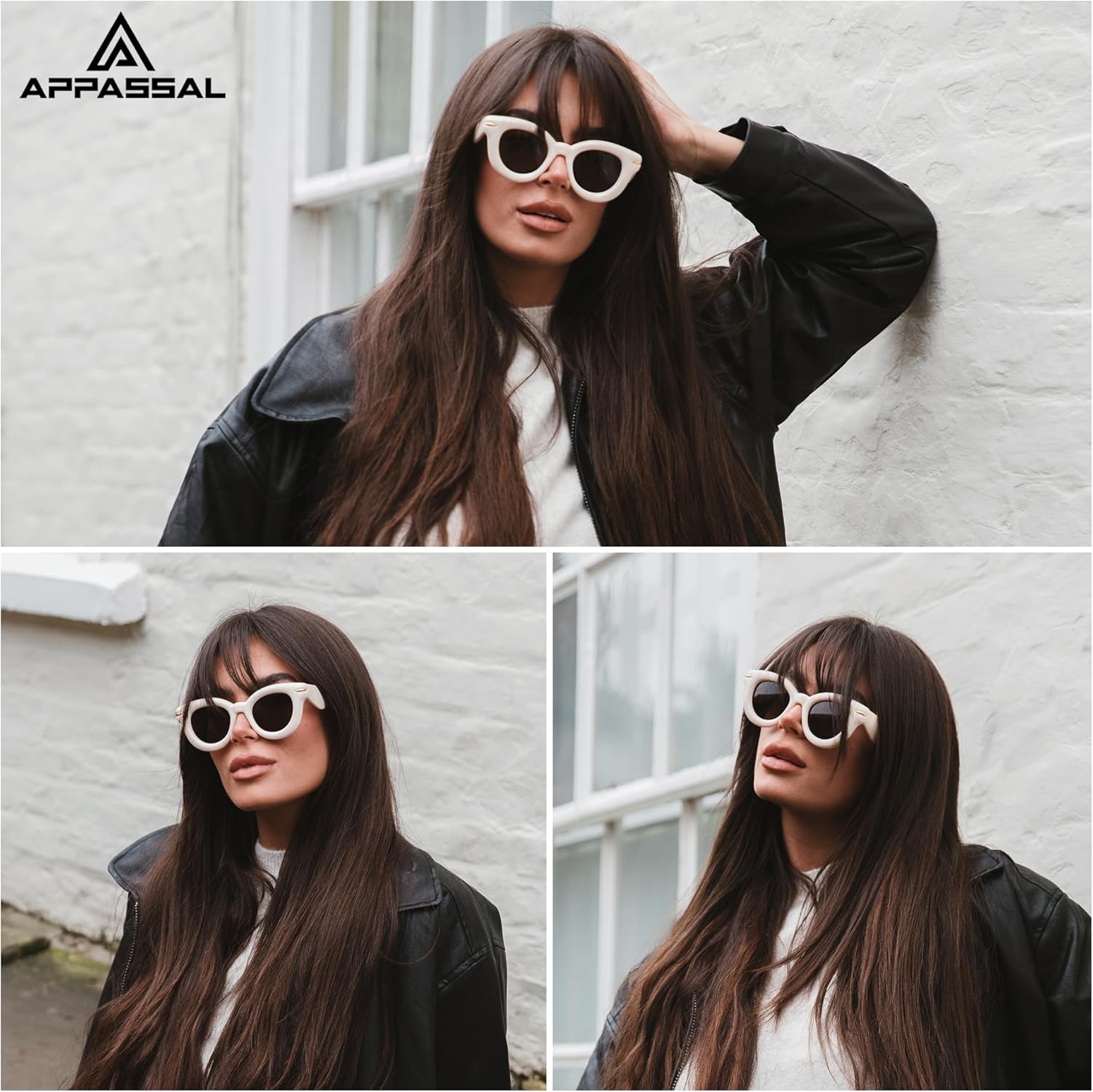 Cute Round Sunglasses for Women Men Trendy Chunky Thick Inflated Shades AP3695 - Image 2