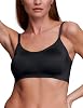 EBY Seamless Bralette with Adjustable Straps: BlackNude Bralettes for Women, Wireless Bra for Women, Bralette Seamless Bra