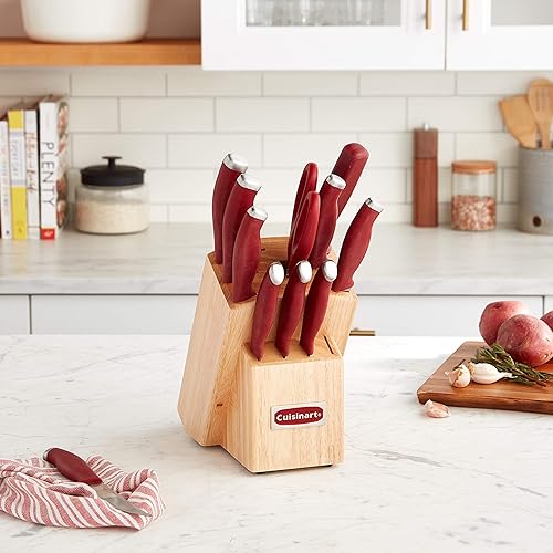 Miniatura 17 de Cuisinart C77SSR-12P Color Pro Collection 12 Piece Knife Block Set, Red Rojo/acero inoxidable